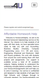 Mobile Screenshot of homeworkhelp4u.com